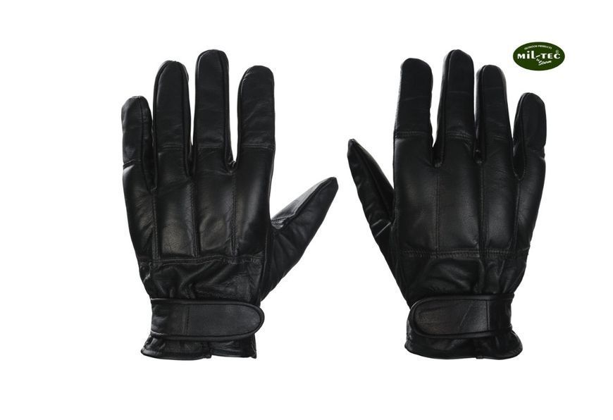 Перчатки Перчатки outdoor кожаные Mil-Tec Defender black 12504002- P123688 фото