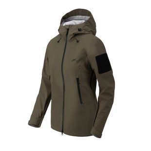 Куртка жіноча водонепроникна з тришаровою мембраною Helikon-Tex Hardshell Squall Taiga Green M P123383 фото