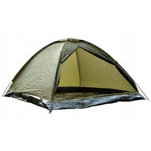 Намет тримісний водонепроникний Mil-Tec Iglu Olive 14215001 M1255552256 фото