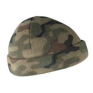 Шапка докер флисовая Helikon-Tex DOKERKA FLEECE PL WOODLAND CZ-DOK-FL-04 M1255551847 фото