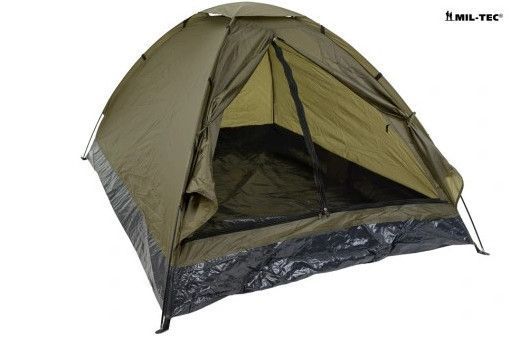Намет тримісний водонепроникний Mil-Tec Iglu Olive 14215001 M1255552256 фото