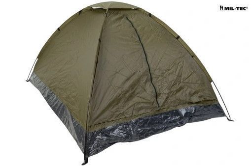 Намет тримісний водонепроникний Mil-Tec Iglu Olive 14215001 M1255552256 фото