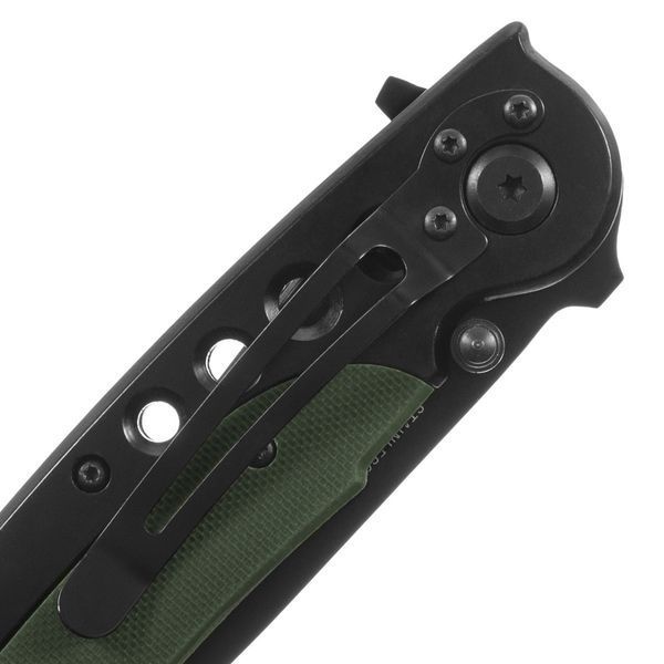 Нож складной Mil-Tec One-Hand Black Olive 15305000 M702 фото