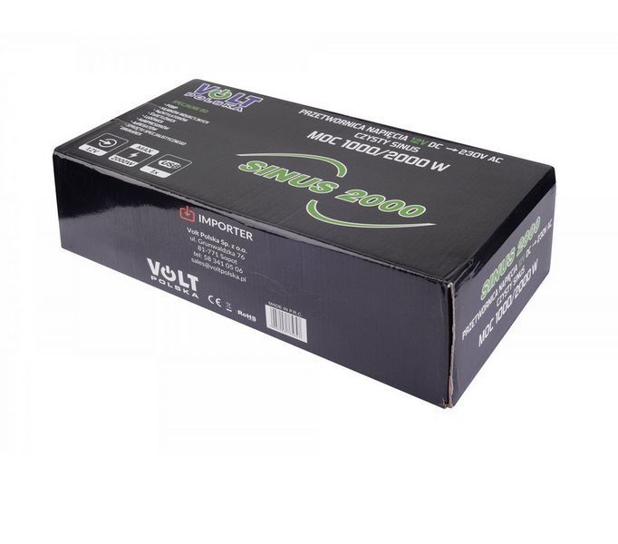 Перетворювач напруги Volt Polska SINUS 2000 12/230 V (1000/2000W) 3SIP200012 W2140 фото