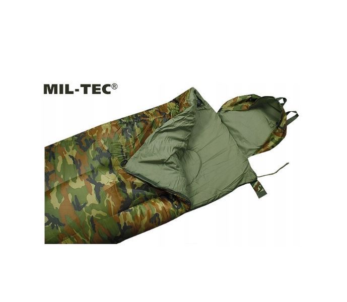 Спальный мешок Mil-Tec Pilot 14101020 Woodland P123299 фото