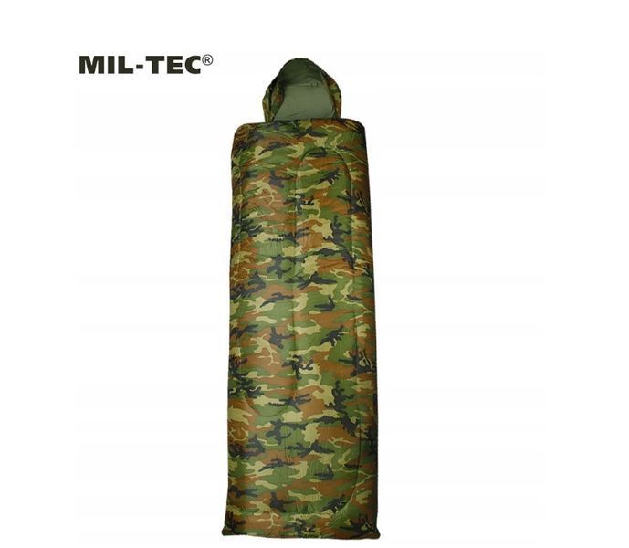 Спальный мешок Mil-Tec Pilot 14101020 Woodland P123299 фото