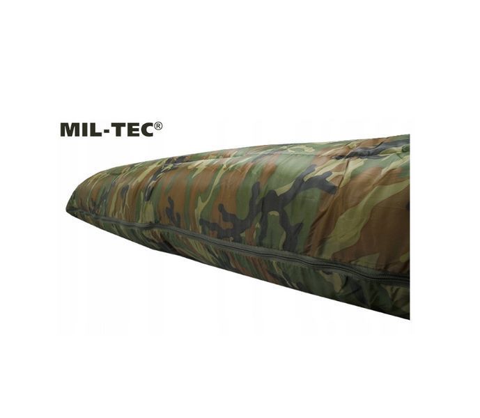 Спальный мешок Mil-Tec Pilot 14101020 Woodland P123299 фото