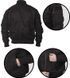 Куртка бомбер демисезонная Mil-Tec Tactical Flight Jacket Black 10404602- P123452 фото 2