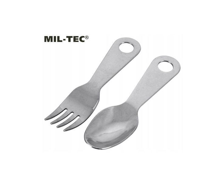 Столовые приборы с чехлом Mil-Tec Olive 14629000 P123564 фото
