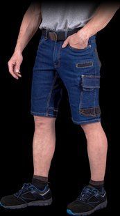 Шорты рабочие REIS DENIM JEANS303-TS иссиня-черный GB S A9297 фото