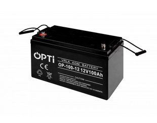 Аккумулятор Volt Polska AGM OPTI 12V 100 Ah VRLA 6AKUV100AG W2278 фото