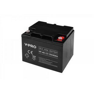 Акумулятор Volt Polska AGM VPRO 12 V 40 Ah VRLA W2220 фото