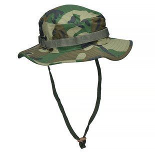 Захисна кепка Mil-Tec з бавовняного Ripstop Woodland 12325020 M125555855 фото