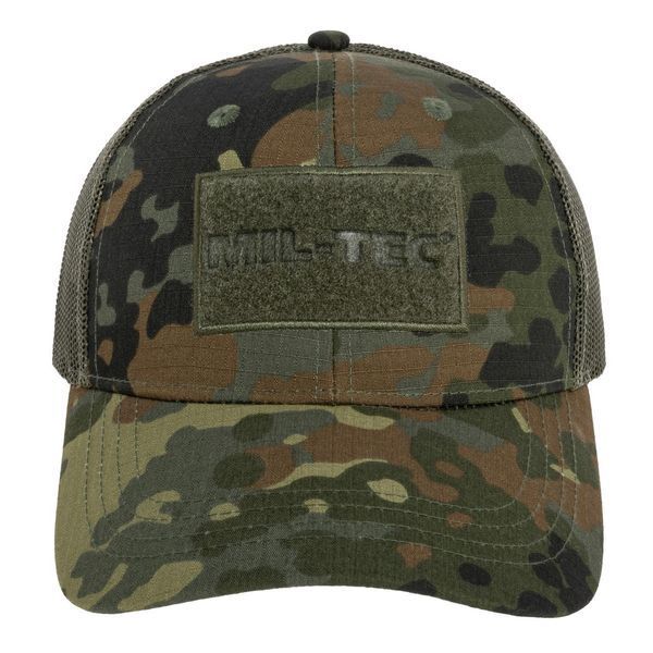 Кепка бейсболка Mil-Tec із сіткою Trucker Baseball Cap Baseball Cap &mdash; Flecktarn 12318521 A9497 фото
