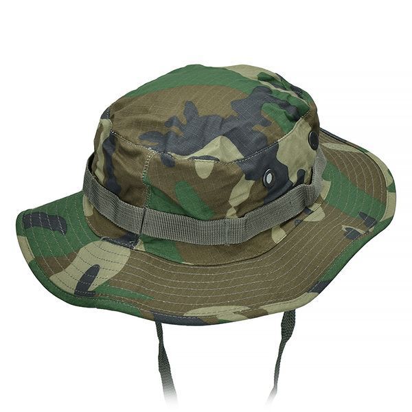 Захисна кепка Mil-Tec з бавовняного Ripstop Woodland 12325020 M125555855 фото