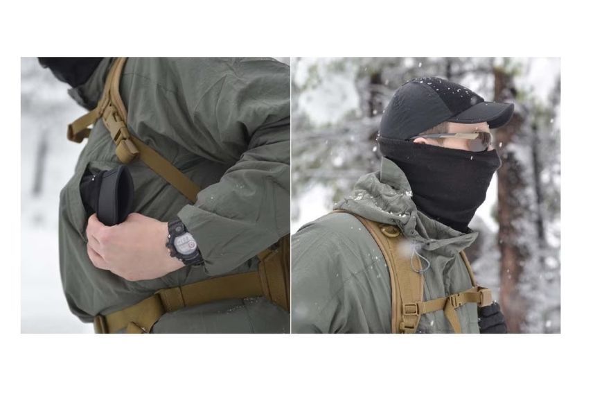 Бейсболка зимняя со складным козырьком Helikon-Tex Folding Outdoor Coyote CZ-FOC-NL-11 P1237009 фото