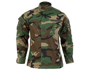 Кітель толстовка 100% бавовна Mil-Tec Teesar ACU Rip-Stop Woodland 11929020- P123447 фото