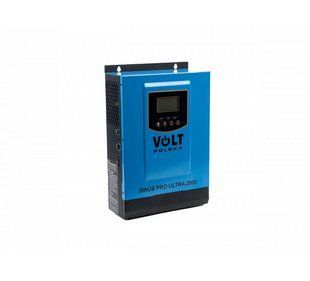 Інвертор сонячний Volt Polska SINUS PRO ULTRA 2000 12/230 V (1000/2000W) + 60A MPPT (75V) 3SSH100012 W2254 фото