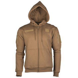 Толстовка Mil-Tec Hoodie Zipper Coyote 11472019 M1255552097 фото