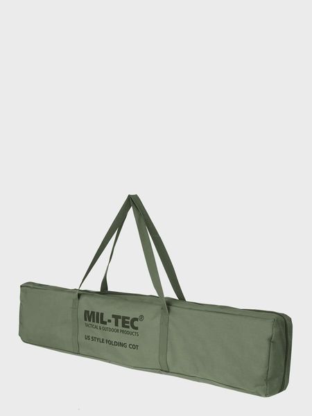 Раскладушка складная походная кровать Mil-tec US Style Olive 14402201 P123318 фото