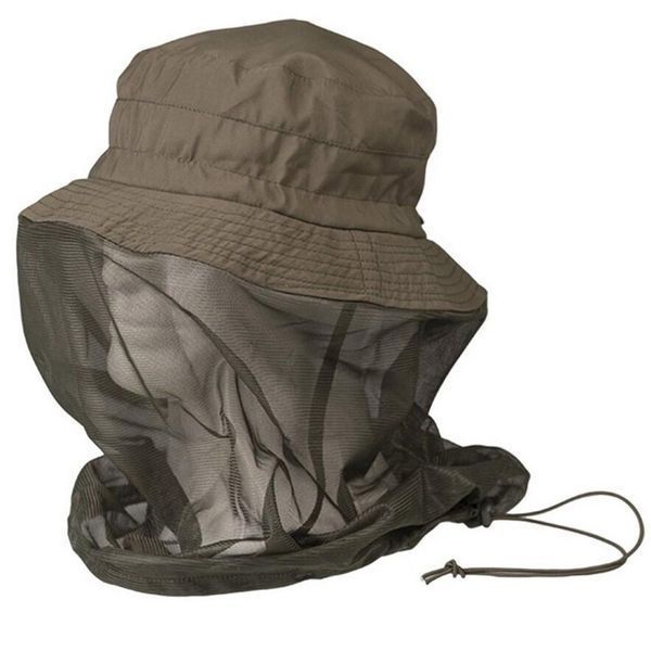 Панама тактична Mil-tec Boonie Hat з москітною сіткою Olive 12331001 A9749 фото