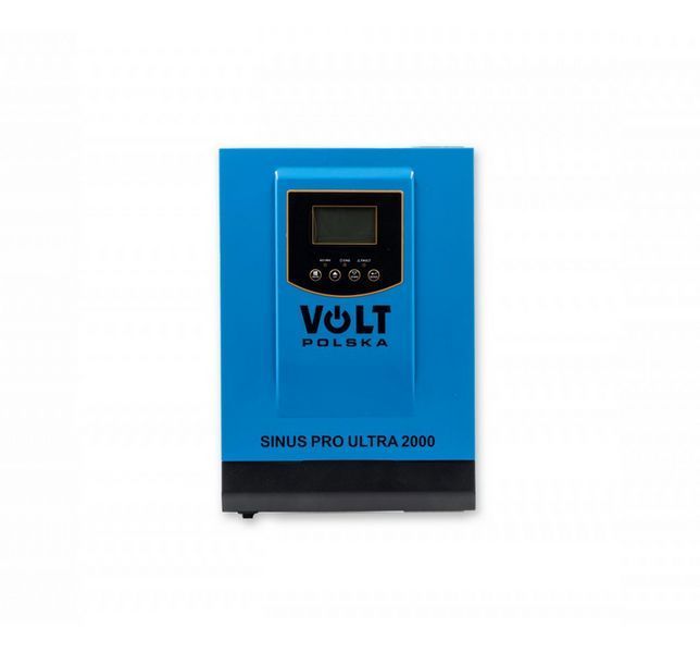 Інвертор сонячний Volt Polska SINUS PRO ULTRA 2000 12/230 V (1000/2000W) + 60A MPPT (75V) 3SSH100012 W2254 фото