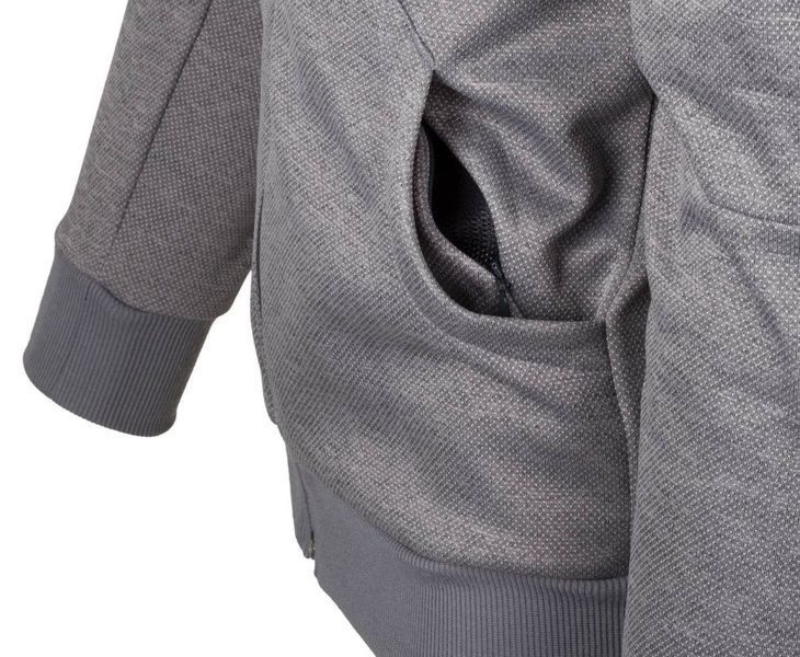 Толстовка тактическая с капюшоном Helikon-Tex Urban Tactical Hoodie Black/Melange Grey BL-UHF-PO-M3 P1236976 фото