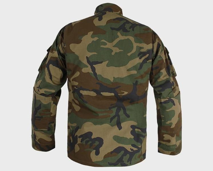 Кітель толстовка 100% бавовна Mil-Tec Teesar ACU Rip-Stop Woodland 11929020- P123447 фото