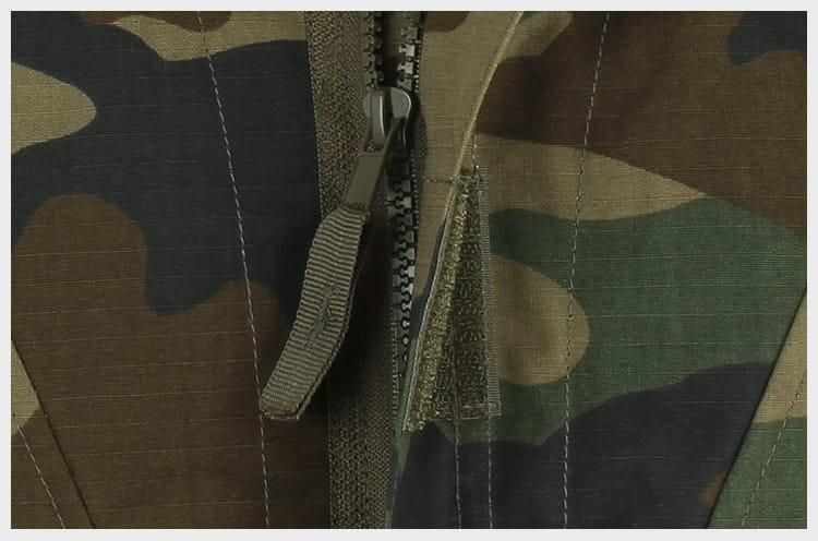 Кітель толстовка 100% бавовна Mil-Tec Teesar ACU Rip-Stop Woodland 11929020- P123447 фото