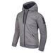 Толстовка тактическая с капюшоном Helikon-Tex Urban Tactical Hoodie Black/Melange Grey BL-UHF-PO-M3 P1236976 фото 1