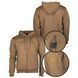 Толстовка Mil-Tec Hoodie Zipper Coyote 11472019 M1255552097 фото 2
