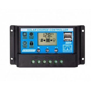 Регулятор сонячний Volt Polska SOL PWM 20A 2xUSB 3IPSSOLU20 W2110 фото