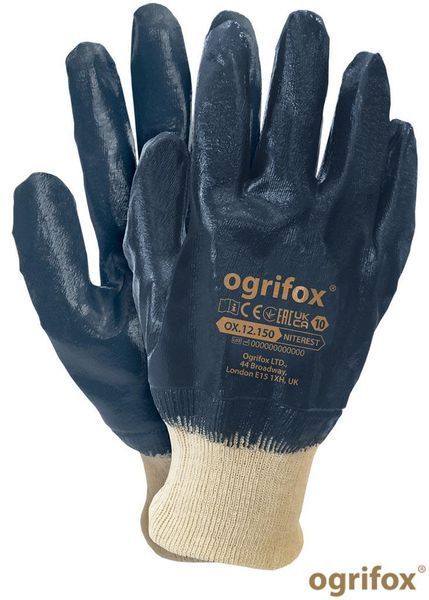 Перчатки рабочие с нитриловым покрытием OX-NITEREST OGRIFOX (маслобензостойкие) пара XL M11506XL(10) фото
