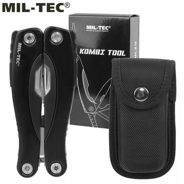 Мультитул Mil-Tec Kombi 9в1 Black 15402002 P1236 фото