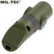 Свисток многофункциональный 6-в-1 свисток компас фонарик Mil-Tec EDC 16328401 P1382 фото 4