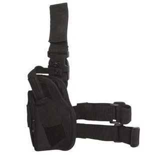 Кобура на стегнах універсальна для лівші Mil-Tec Low Ride Black 16141002 P122861 фото