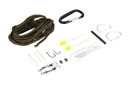 Комплект для виживання Mil-Tec Paracord Survival Kit Small Olive 16027601 P123597 фото