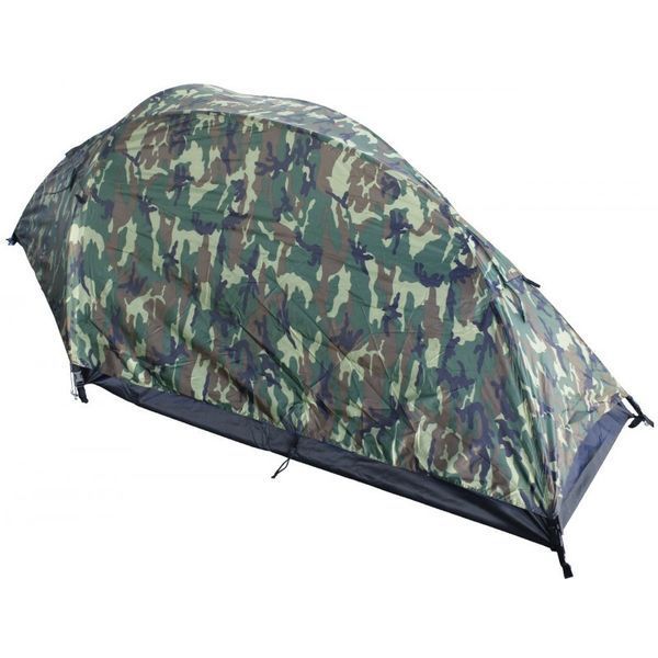 Намет одномісний Mil-Tec Recom Woodland 14201020- M1255551909 фото