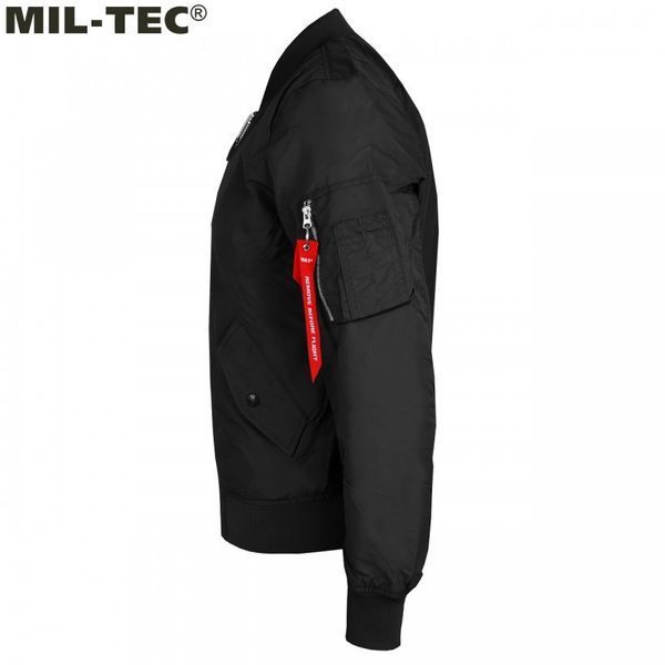 Куртка бомбер Mil-Tec MA1 FLYERS Black 10401502- P1384 фото