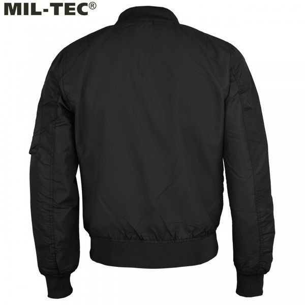 Куртка бомбер Mil-Tec MA1 FLYERS Black 10401502- P1384 фото