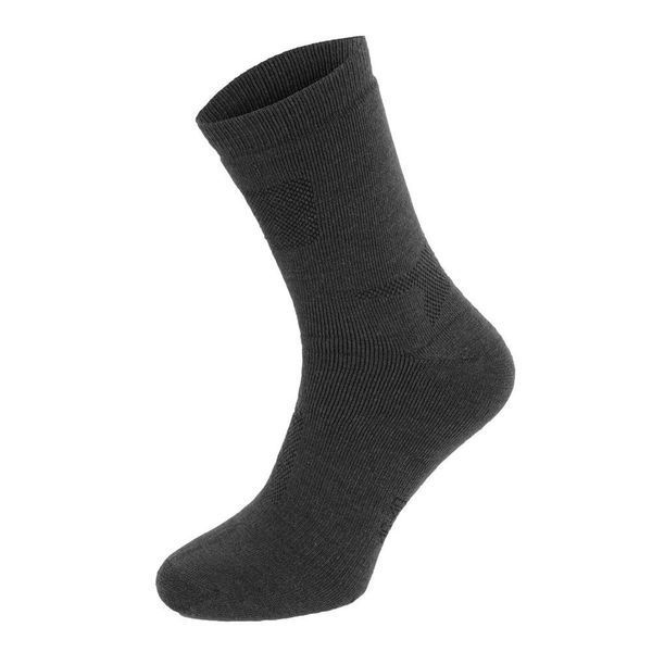 Носки термоактивные Mil-Tec Merino Black 2 пары 13006302 с добавлением мериносовой шерсти M673 фото