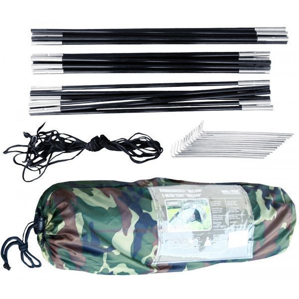 Намет одномісний Mil-Tec Recom Woodland 14201020- M1255551909 фото