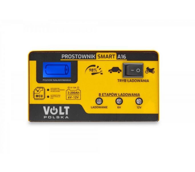 Зарядний пристрій Volt Polska SMART 6V/12V 15A A16 W2035 фото
