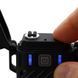 Запальничка тактична плазмова водонепроникна з Ліхтариком 220 лм JB Tacticals Survival Black A9751 фото 2