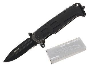 Складной нож Mil-Tec ASSAULT BLACK G10 EDC 15325500 M1255551383 фото