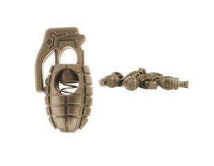 Набір стопорів у формі ручної гранати Mil-Tec Pineapple 10 шт coyote 13458235 P1236759 фото