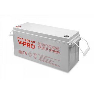 Акумулятор Volt Polska DEEP CYCLE VPRO SOLAR 12 V 160 Ah VRLA 6AKXDEEP16 W2224 фото