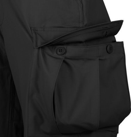 Шорти тактичні Helikon-Tex BDU Shorts - Cotton Ripstop - Black SP-BDK-PR-01 A8261 фото