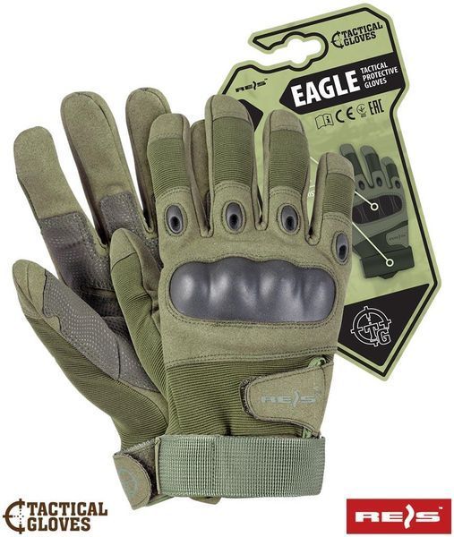Рукавички тактичні повнопалирі REIS TACTICAL GLOVES RTC-EAGLE Olive M1255552290 фото