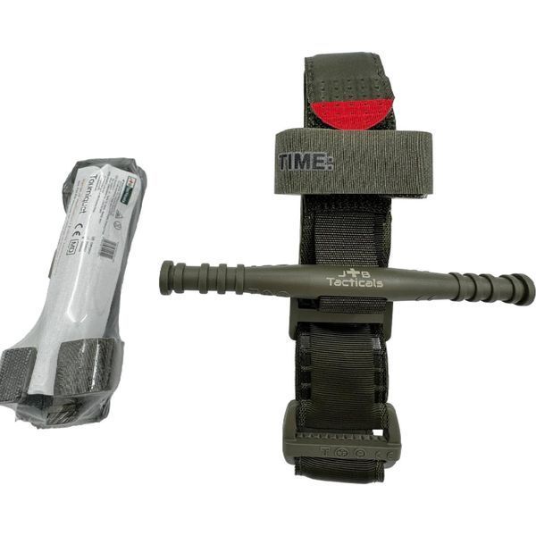 Жгут тактический тренировочный JB Tacticals 95 см зеленый JB-MED-0008-BRN A9074 фото